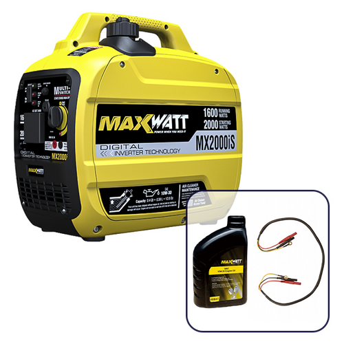 MaxWatt 2000W Petrol Inverter Generator
