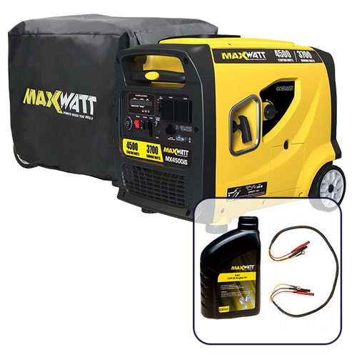 MaxWatt 4500W Petrol Inverter Generator with Electric Start