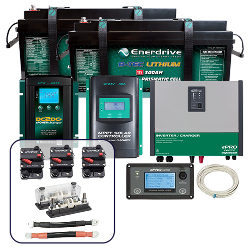 Enerdrive 600Ah Caravan 3000W Bundle