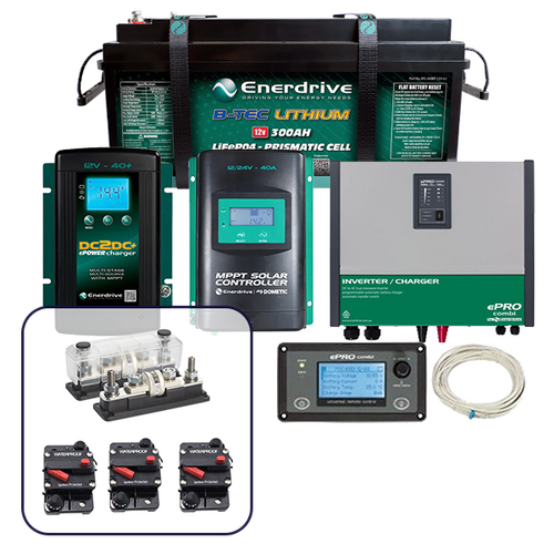 Enerdrive 300Ah Caravan 3000W Bundle