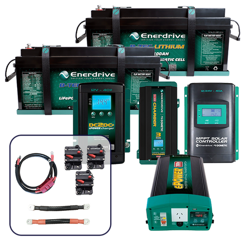 Enerdrive 600Ah Caravan 2600W Bundle