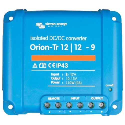 Victron Orion-Tr 12/12V 9A DC to DC Converter with Galvanic Isolation