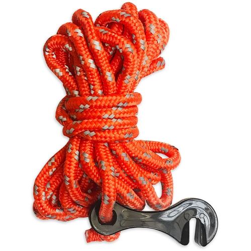 Long Guy Rope with Clip (Reflective)