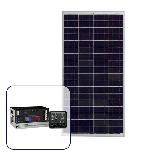 Projecta PM300 RV Power Management System & 160W Polycrystalline Fixed Solar Panel & MC4 Connector Bundle