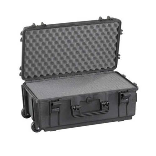 Max Cases + Trolley 520 x 200 Foam Case