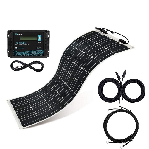 Renogy 100W 12V Solar Marine Kit with 10A Voyager