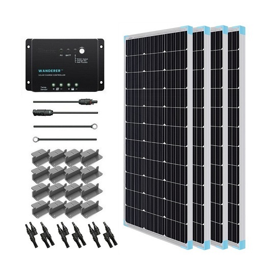 Renogy 400W 12V Monocrystalline Solar Starter Kit