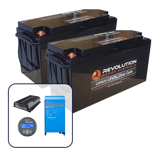 Revolution Power 400Ah Lithium Battery & 2000W Victron Inverter Caravan