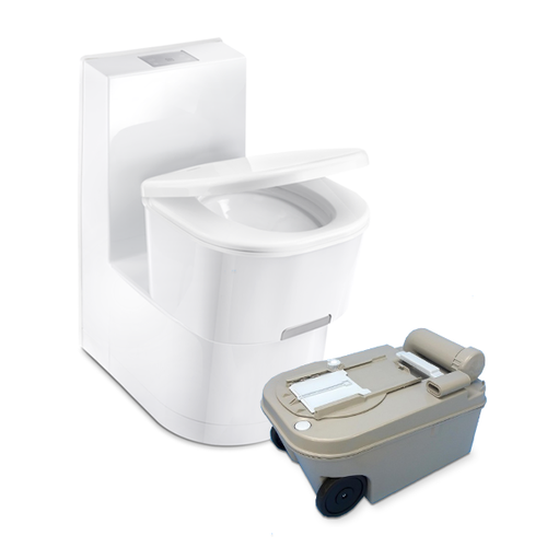 Dometic Saneo cassette toilet - Ceramic bowl, Std Console