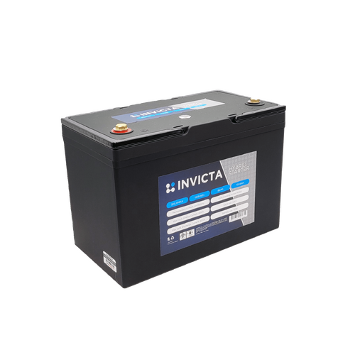 Invicta Hybrid 95DL 80Ah Lithium Starter Battery, 1200 CCA