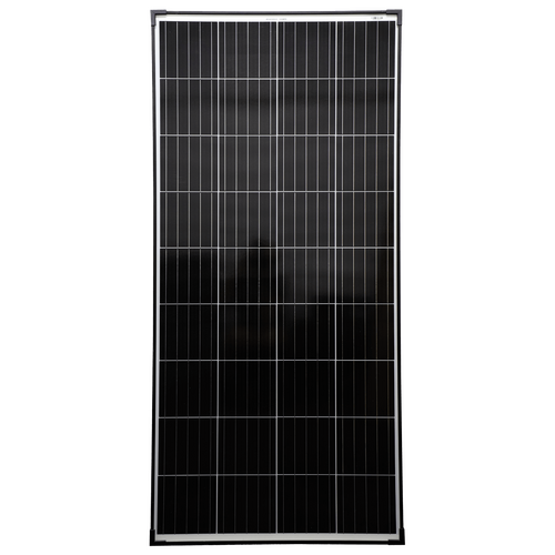 Enerdrive 190W Mono Crystalline Fixed Solar Panel, Black