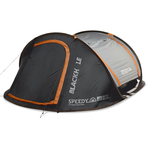 Explore Planet Earth Speedy Blackhole 4 Person Pop Up Tent with LED Lights