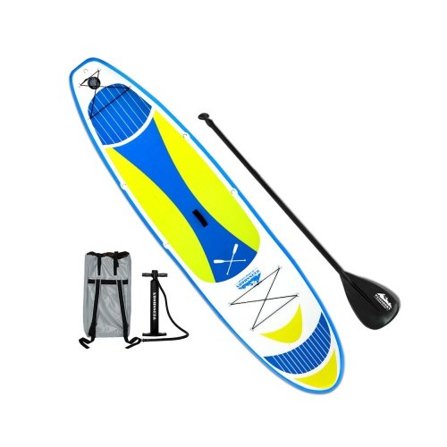 Weisshorn Yellow 3.35m Inflatable Stand Up Paddle Board with Adjustable Seat