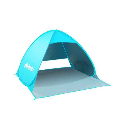Weisshorn Light Blue 3 Person Pop Up Beach Tent
