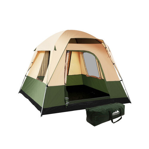 Weisshorn Green 4 Person Camping Tent
