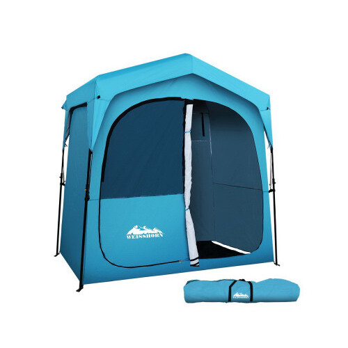 Weisshorn Blue Pop Up Shower/Change Room Tent