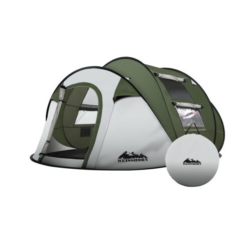 Weisshorn 4-5 Person Instant up Camping Tent