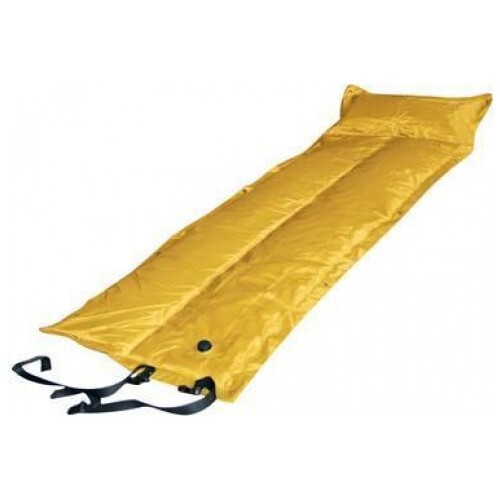Trailblazer Self-Inflatable Yellow Air Mattress with Pillow