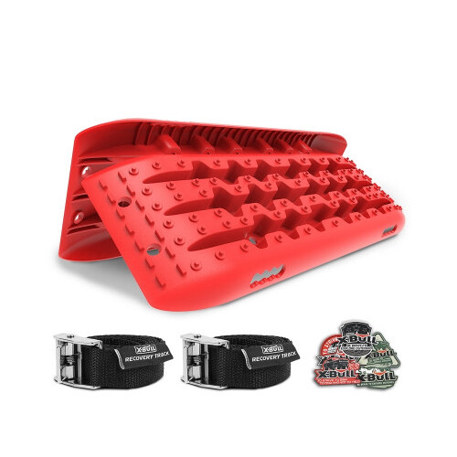 X-BULL Recovery Tracks 2 Pack - Red