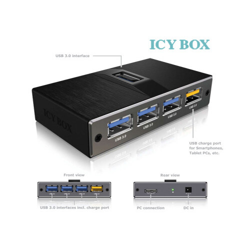 DZ Icy Box 4 Port USB 3.0 Hub