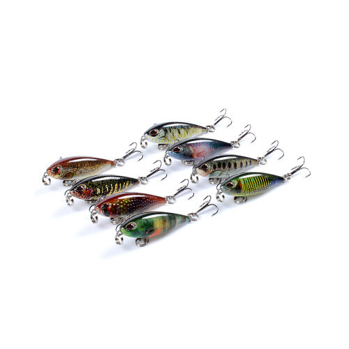 DZ 4.8cm Poppers Fishing Lure Surface Tackle Fresh Saltwater 8 Pack