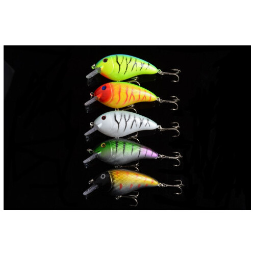 DZ 8.5cm Crank Bait Fishing Lure Surface Tackle Saltwater 5 Pack