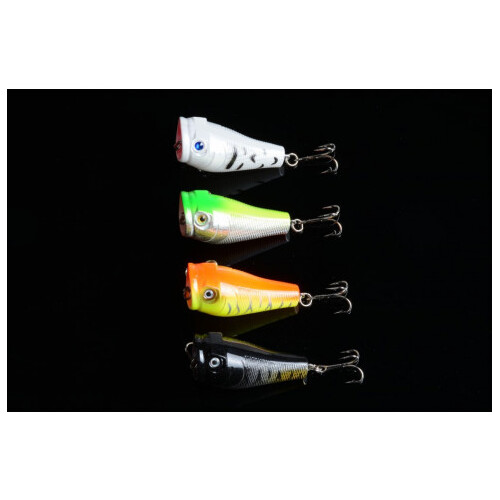 DZ 5cm Poppers Fishing Lure Surface Tackle Fresh Saltwater 5 Pack