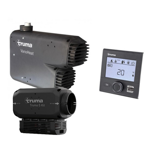 Truma Vario Eco Gas Heater with Cream Cowl and E-Kit 1800W Bundle
