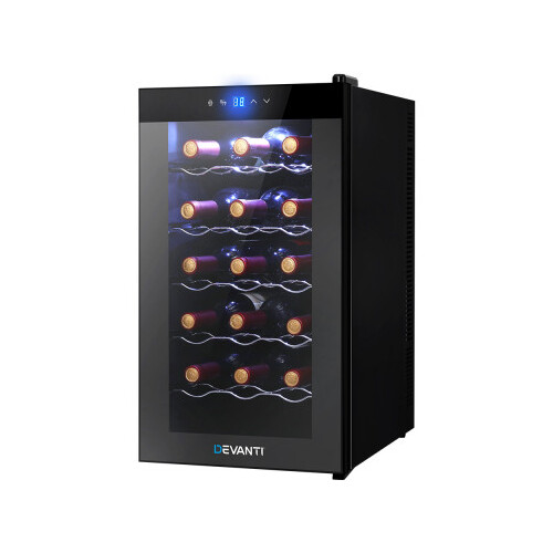 Devanti 18 Bottles Wine Cooler Fridge