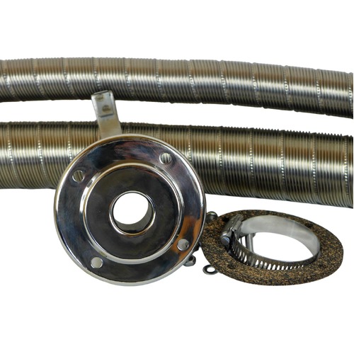 Wallas Marine 2m Coaxial Exhaust Kit – Hull Fitting Required for 88DU