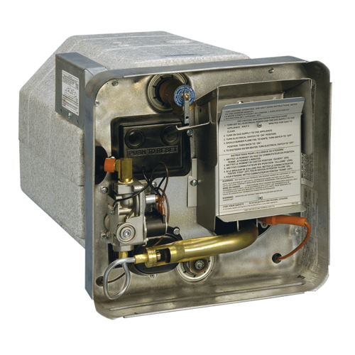 Suburban 15.1 Litre Hot Water System (SW4DEA) 12V, 240V & Gas with Black Door